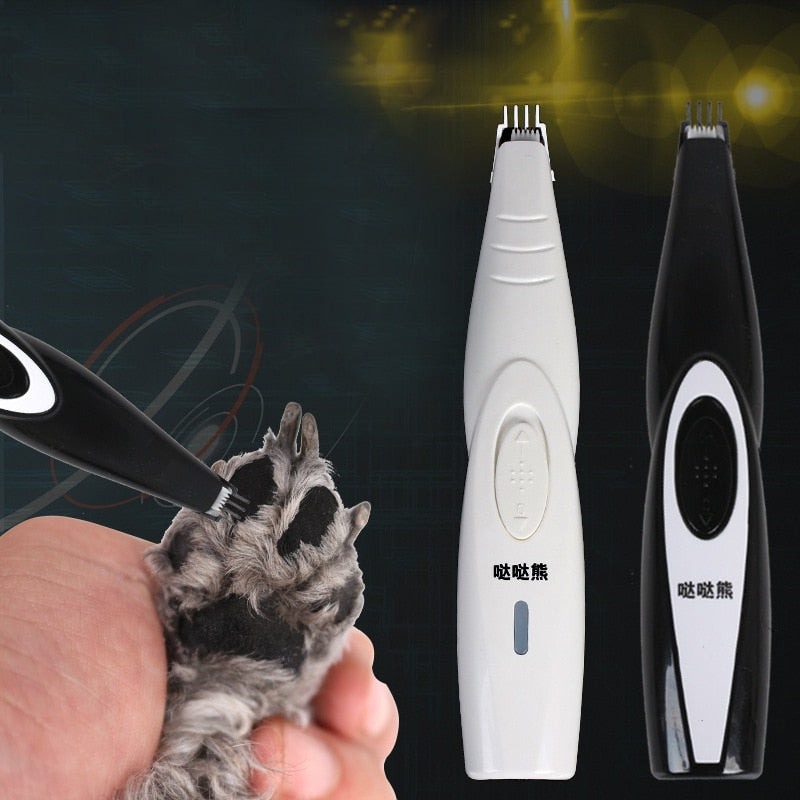 Portable Electric Dog Hair Trimmer Mini Pet Feet Hair Cutter Rechargeable Professional Feet Hair Shaving Pet Grooming Supplies